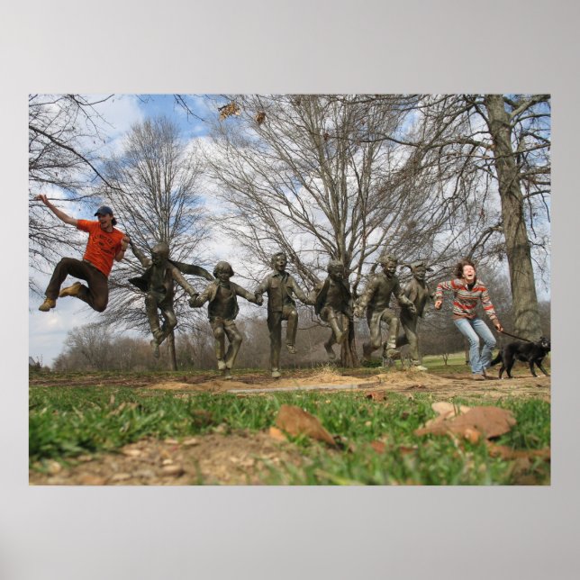 Affiche Blount Cultural Park Jumping Statue (Devant)
