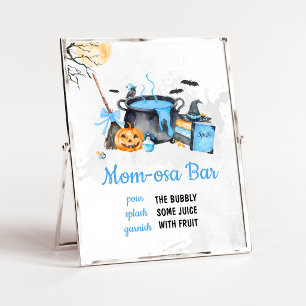Affiche Blue Baby est en train de brasser le panneau de ba