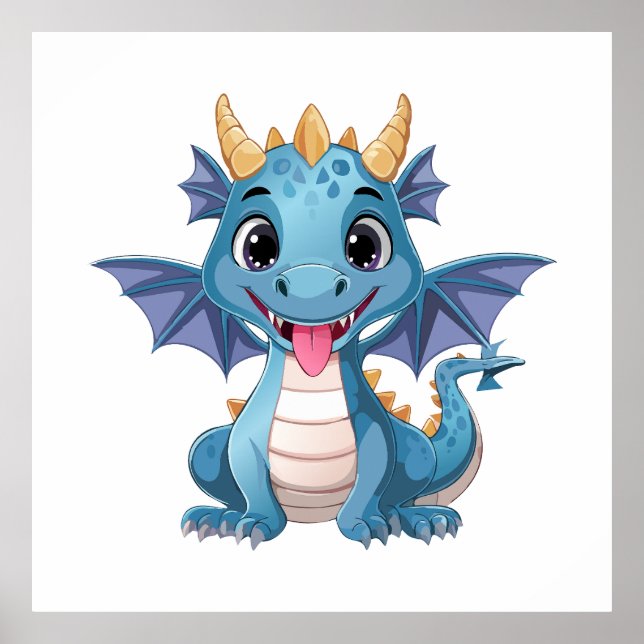Affiche blue dragon (Devant)