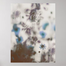 Blue Dreamy Soft Fleurs sauvages