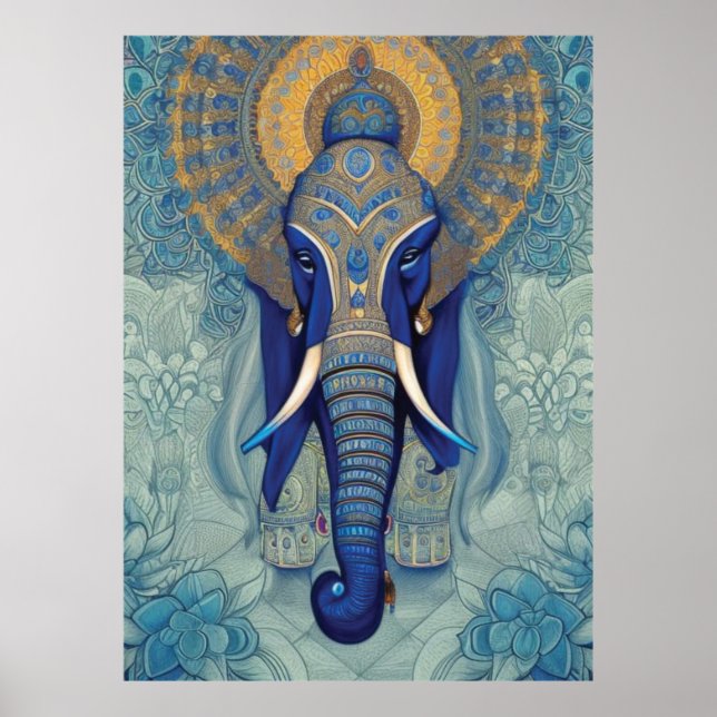 Affiche Blue Elephant (Devant)