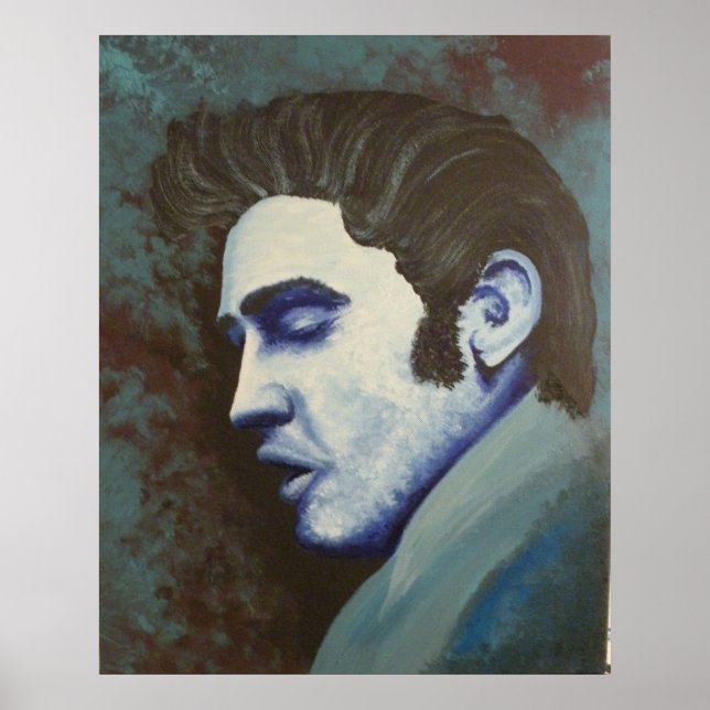 Affiche Blue Elvis (Devant)