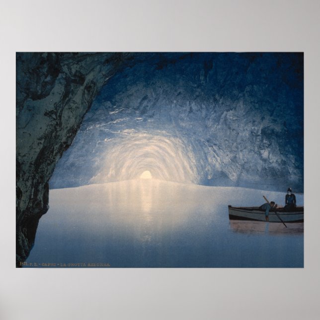Affiche Blue Grotto, Island of Capri, Campania, Italy (Devant)