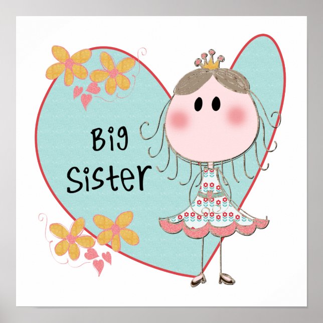Affiche Blue Heart Princess Big Sister (Devant)