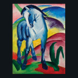 Affiche Blue Horse I par Franz Marc<br><div class="desc">Blue Horse I de Franz Marc. Visitez mon magasin pour un design plus intéressant et plus de choix de couleurs => zazzle.com/colorfulworld*</div>