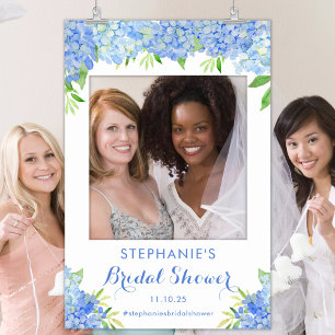 Affiche Blue Hydrangea Fête des mariées photo Prop