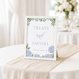 Affiche Blue Hydrangea Traitements et Favoris Mariage