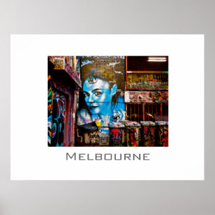 Affiche Blue Lady, Melbourne