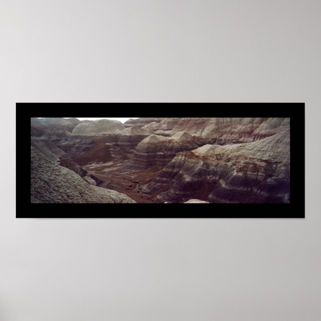 Affiche Blue Mesa Trail, Forêt pétrifiée (Devant)