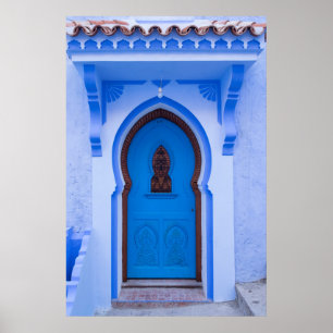 Affiche Blue Moroccan Door
