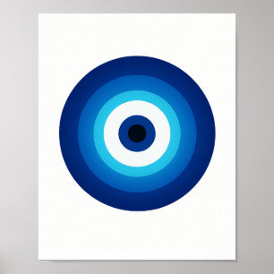 Affiche Blue Nazar Wall Art - Bouclier votre espace dans l