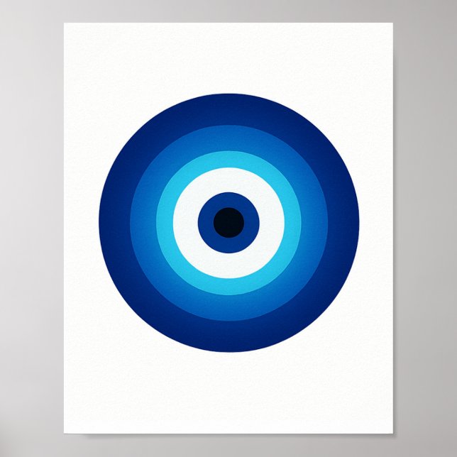 Affiche Blue Nazar Wall Art - Bouclier votre espace dans l (Devant)