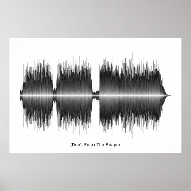 Affiche Blue Oyster Cult Reaper Soundwave Art (Devant)