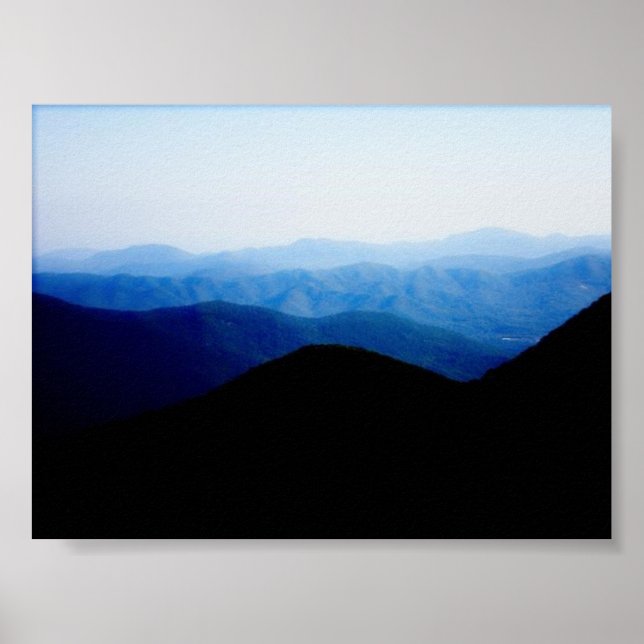 Affiche Blue Ridge Mountains (Devant)