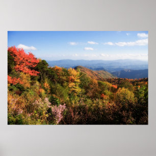 Affiche Blue Ridge Mountains Print