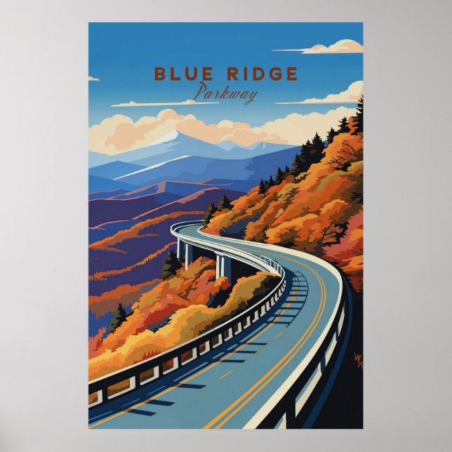 Affiche Blue Ridge Parkway (Devant)