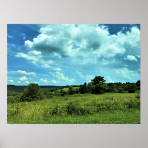 Affiche Blue Ridge Parkway near Floyd, Virginie