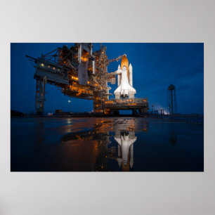Affiche Blue Sky for Space Shuttle Atlantis Launch