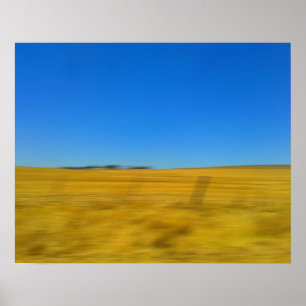 Affiche Blue Sky Paysage Abstrait Imprimer