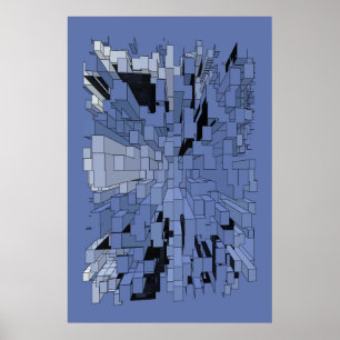 Affiche Blue violet