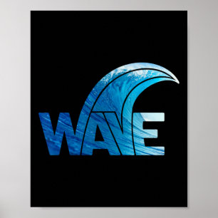 Affiche Blue Wave Vote Président Démocratique 2020 Résiste