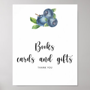 Affiche Blueberries - livres cartes et cadeaux