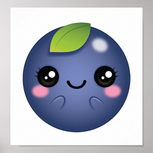 Affiche Blueberry de Kawaii (Devant)