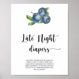 Affiche Blueberry \ Late night couches jeu