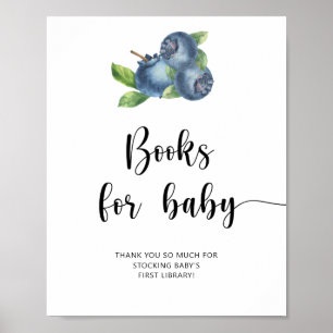 Affiche Blueberry - livres pour bébé