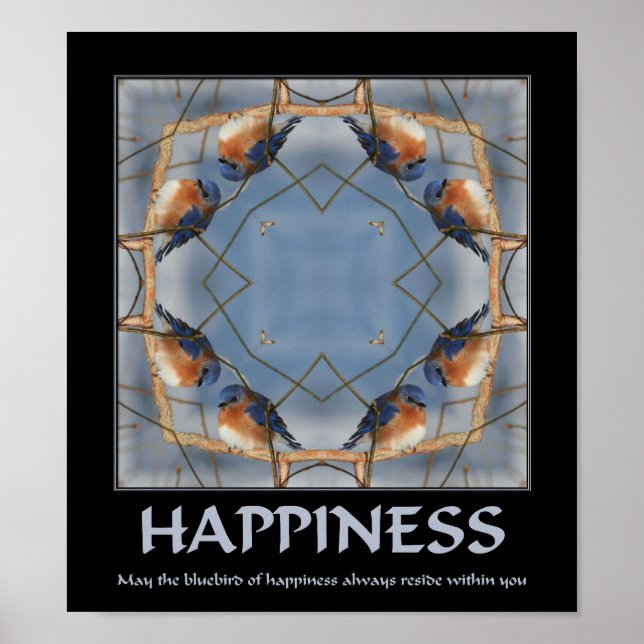 Affiche Bluebird Of Happiness Inspiration (Devant)