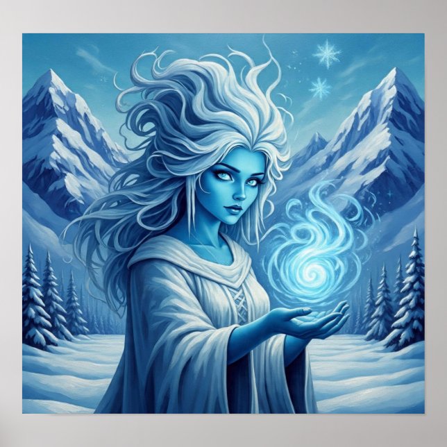 Affiche BlueIceWitch  (Devant)