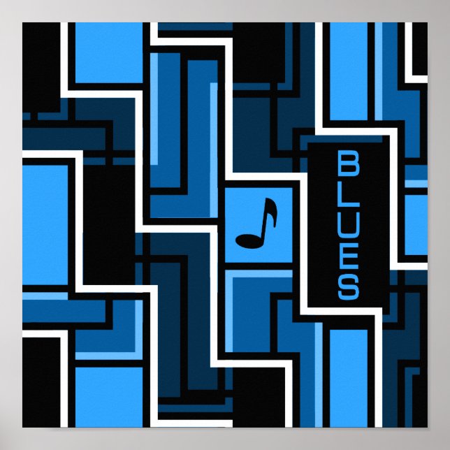 Affiche Blues (Devant)