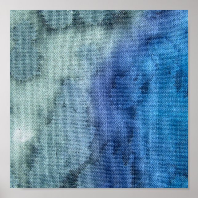 Affiche Blues Abstraits (Devant)