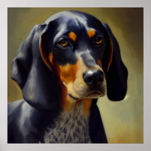 Affiche Bluetick Coonhound Dog