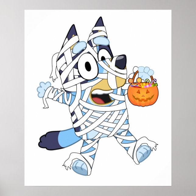 Affiche bluey (Devant)