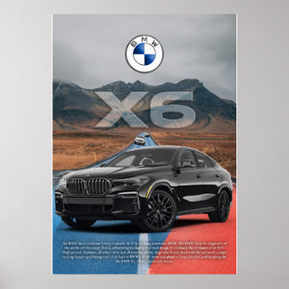 AFFICHE BMW X6