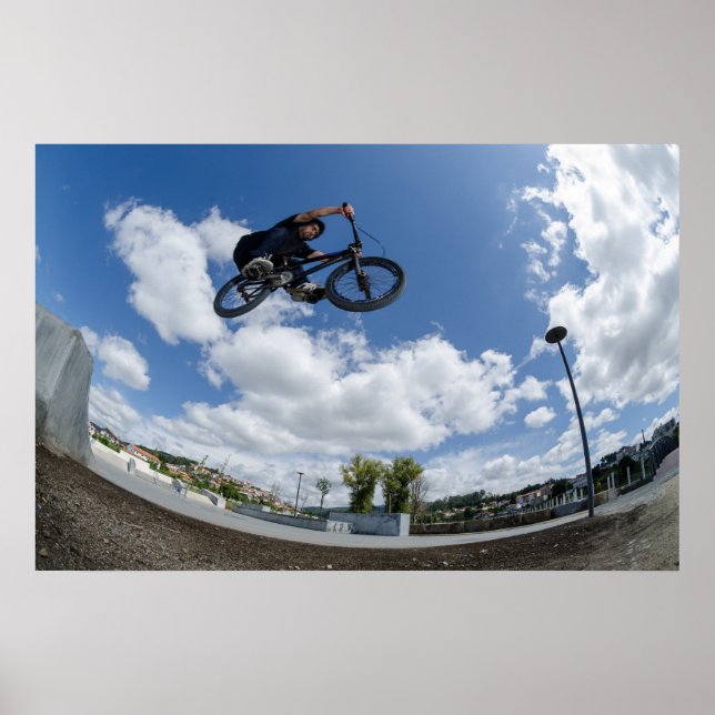 Affiche Bmx big air saut (Devant)