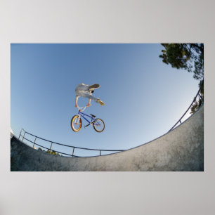 Affiche BMX Bike Stunt queue whip