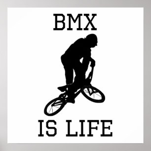 Affiche BMX est la vie