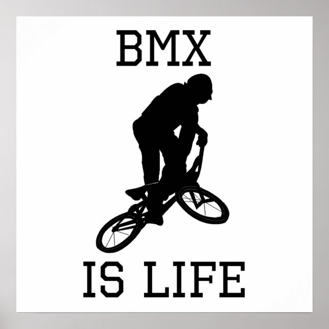 Affiche BMX est la vie (Devant)