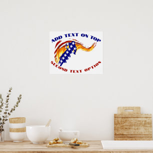 Affiche BMX / MOTOCROSS PATRiotique USA