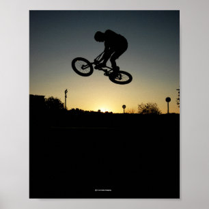 Affiche BMX saut de rue
