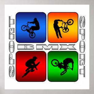 Affiche BMX spectaculaire