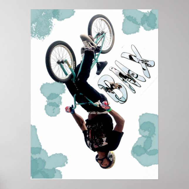 Affiche BMX Splash, Copyright Karen J Williams (Devant)