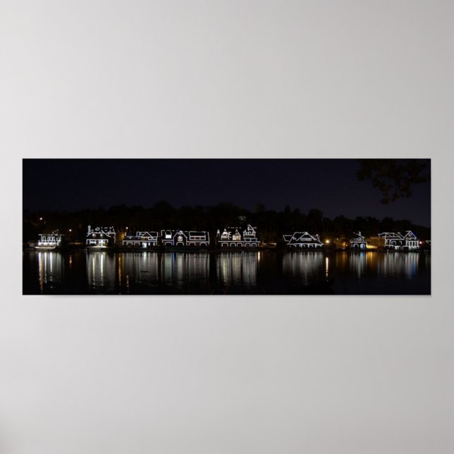 Affiche Boathouse Row by Night...Philadelphia, PA (Devant)