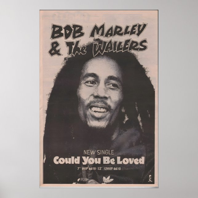 Affiche BOB MARLEY - 1978 original NME - Could you (Devant)