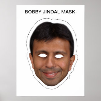 Affiche Bobby Jindal Mask