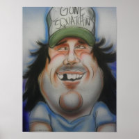 Bobo Bigfoot Caricature