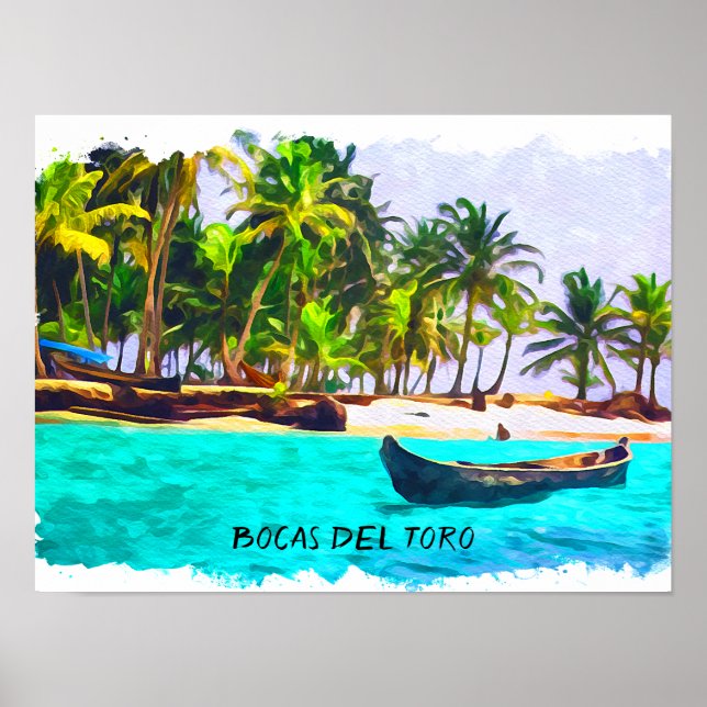 Affiche Bocas Tropical del Toro Panama (Devant)
