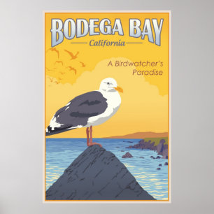 Affiche Bodega Bay Californie